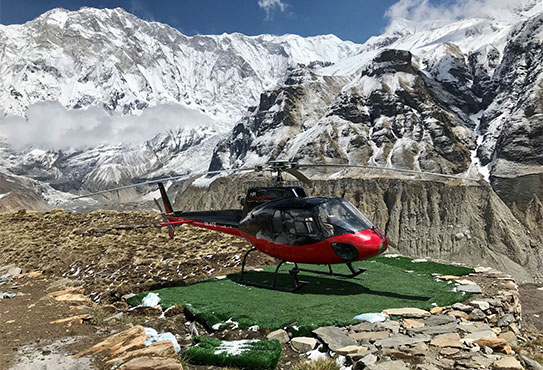 Annapurna Base Camp and Poonhill Helicopter Tour